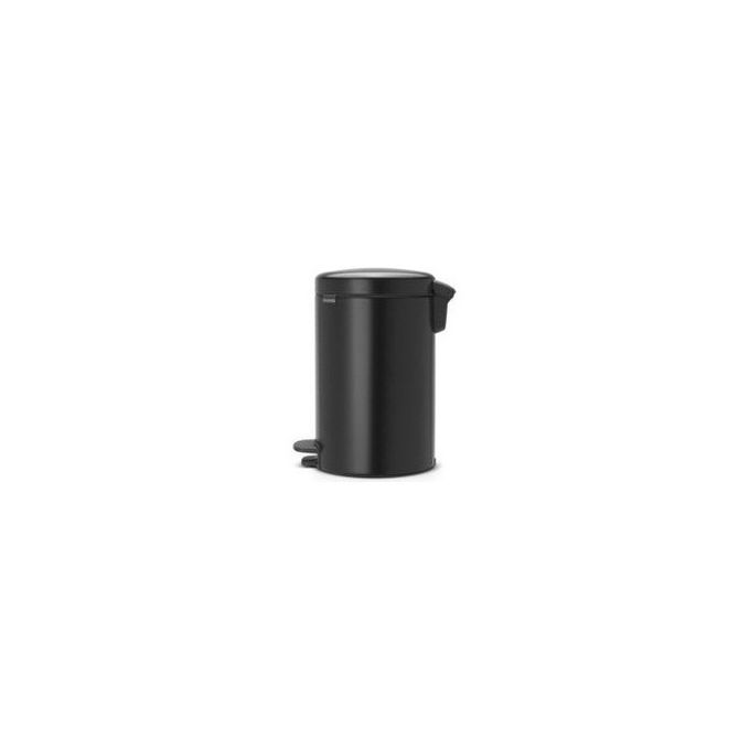Brabantia 113741 bidone per la spazzatura 12 L Rotondo Nero