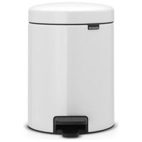 Brabantia Pedal Bin newIcon Rotondo Bianco