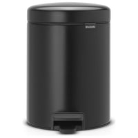 Brabantia Pedal Bin newIcon Rotondo Nero