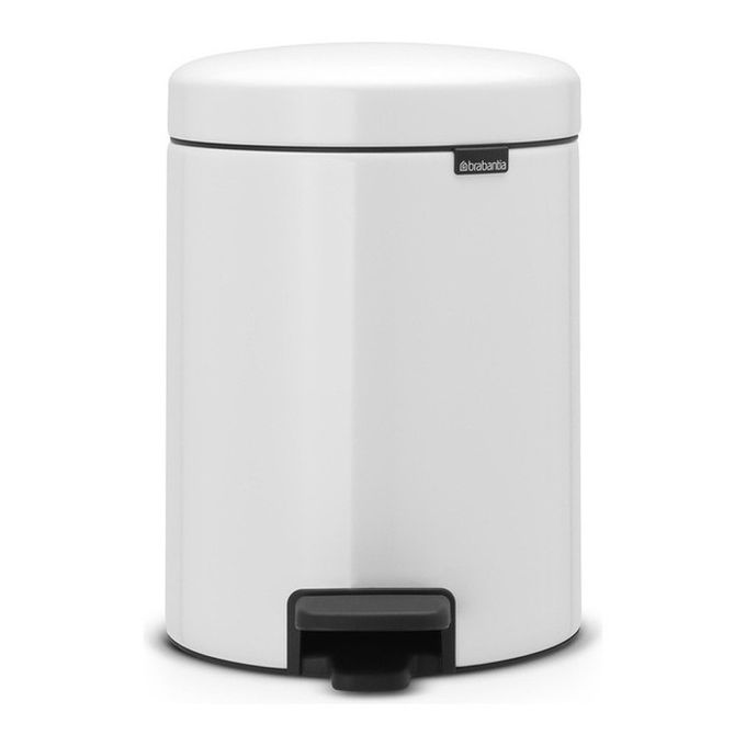 Brabantia Pedal Bin newIcon Rotondo Bianco