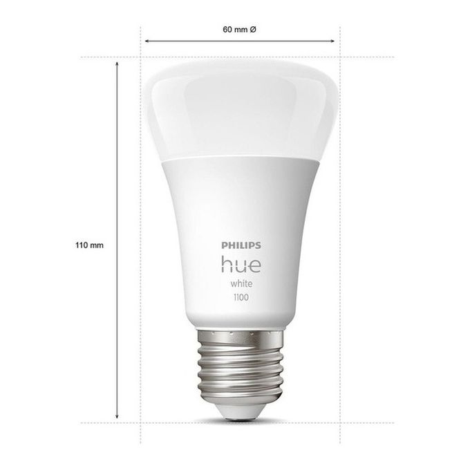 Philips Hue White Lampadina Smart E27 75 W