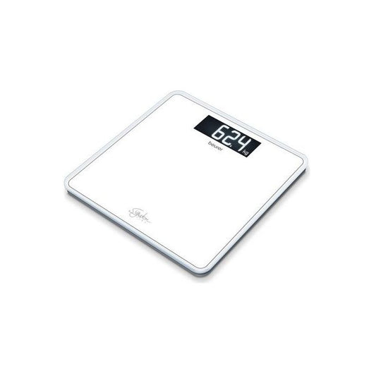 Beurer GS 400 SignatureLine White Bilancia in Vetro con Portata fino a 200 kg, 31 x 31 cm, Bianco