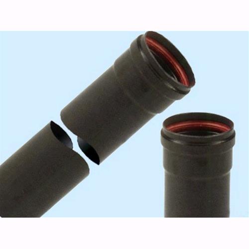 Tubo Stufa A Pellet Aeternum Nero Spessore 1,2mm Ø 8 -x H. 50 Cm 1pz