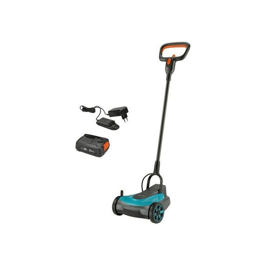 Gardena HandyMower tagliaerba Tagliaerba a spinta Batteria Nero, Blu, Arancione