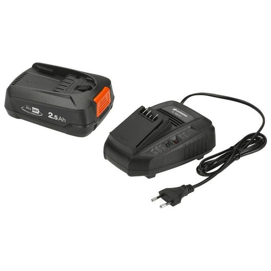 Gardena PBA 18V/45 + AL 1830 CV Set batteria e caricabatterie
