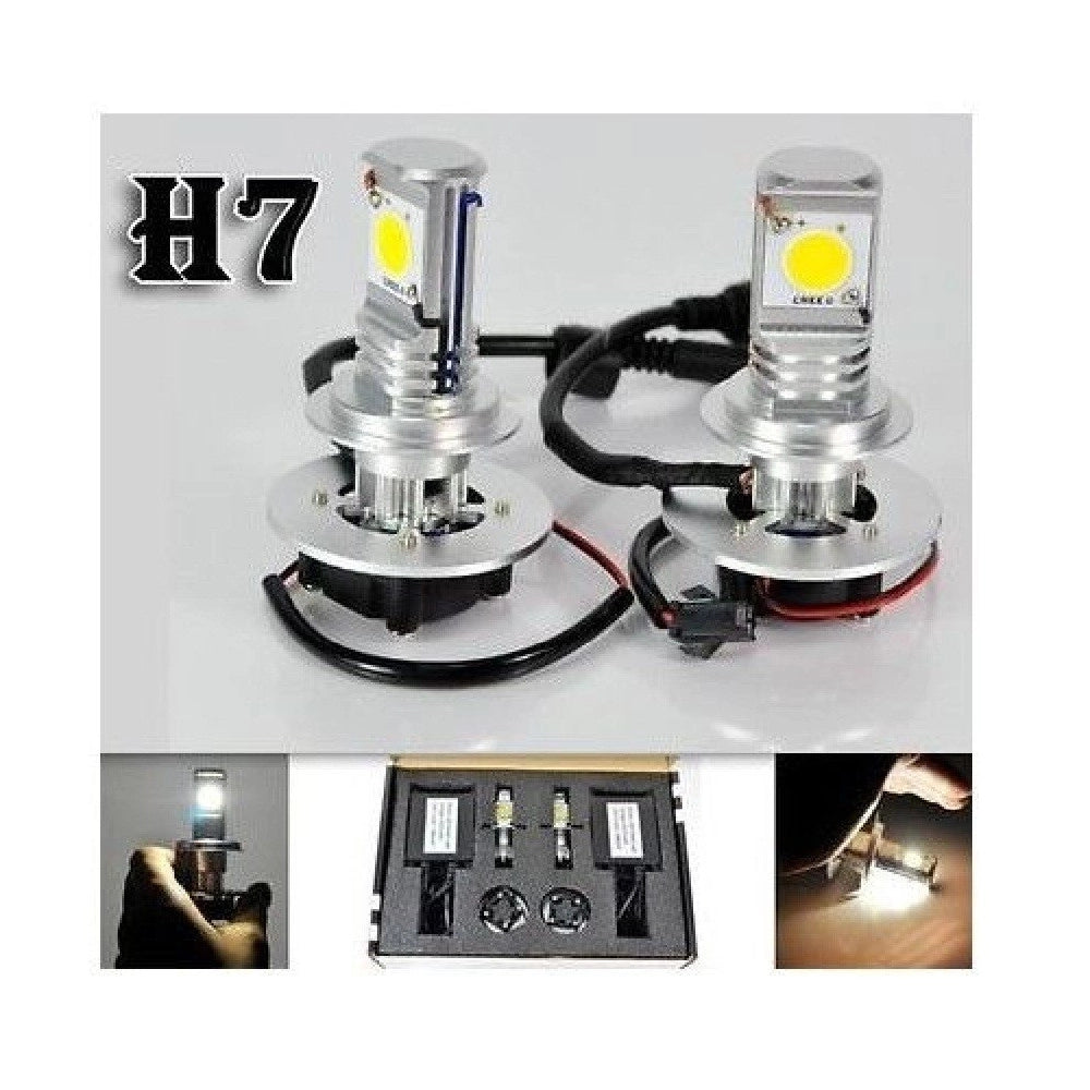 Trade Shop - Kit Xenon H7 Lampade A Led Cree Full Led 50w 6000k Digitale Ballast Xenon Bianca -