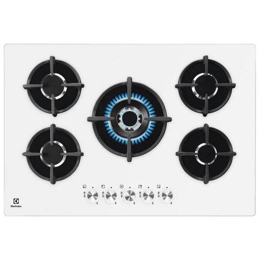 Electrolux KGG7537W Bianco Da incasso 74 cm Gas 5 Fornello(i)