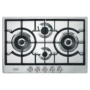 De’Longhi NSL 475 X piano cottura Acciaio inossidabile Da incasso 75 cm Gas 4 Fornello(i)