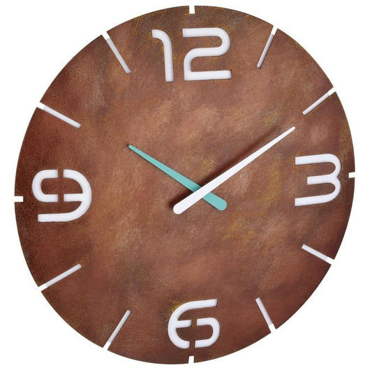 TFA-Dostmann 60.3536.08 wall/table clock Parete Quartz clock Rotondo Marrone, Bianco