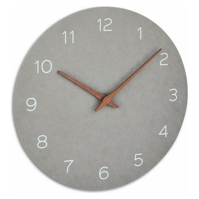 TFA-Dostmann 60.3054 Parete Quartz clock Cerchio Grigio