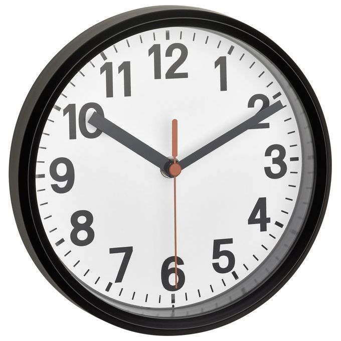 TFA-Dostmann 60.3538.01 orologio da parete e da tavolo Rotondo Nero, Bianco