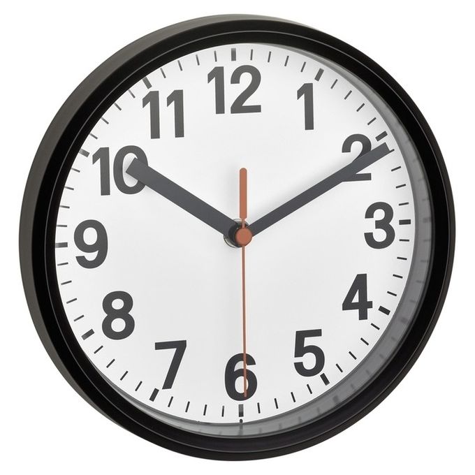 TFA-Dostmann 60.3538.01 orologio da parete e da tavolo Rotondo Nero, Bianco