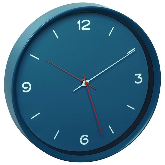 TFA-Dostmann 60.3056.06 wall/table clock Parete Quartz clock Rotondo Blu