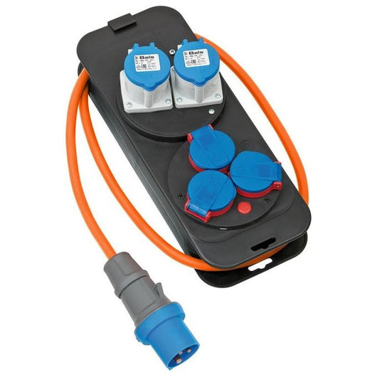 Brennenstuhl 1151600030 prolunghe e multiple 1,5 m 5 presa(e) AC Esterno Nero