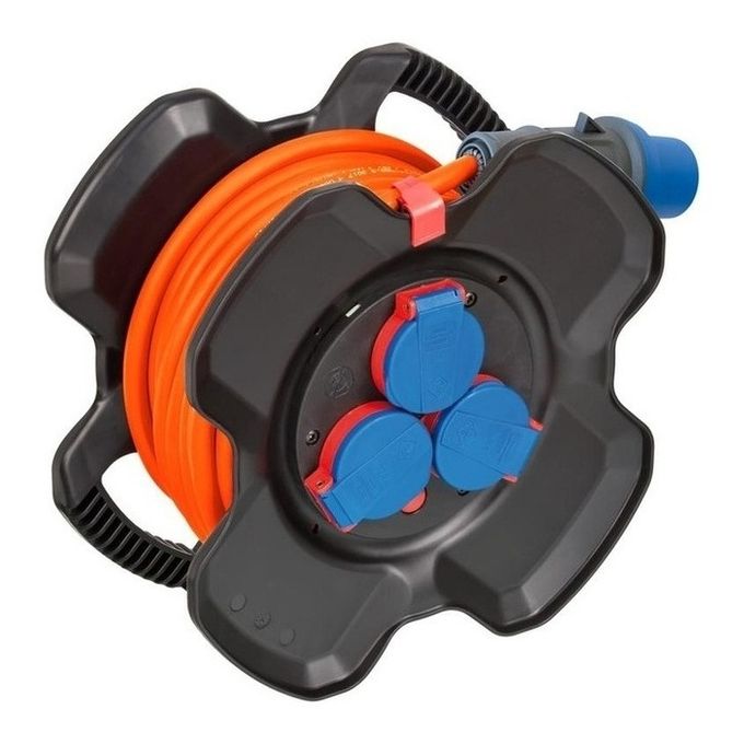 Brennenstuhl 1169730101 bobina avvolgicavo 5 presa(e) AC 10 m