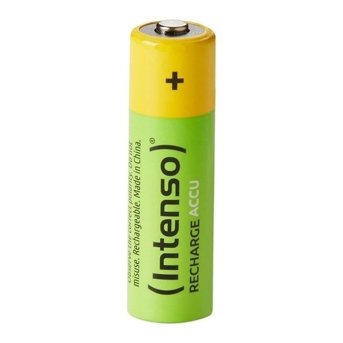 Intenso HR6 NiMH Energy Eco 2100mAh 4er Blister - Mignon (AA) - 2.100 mAh Batteria ricaricabile Stilo AA Nichel-Metallo Idruro (NiMH)