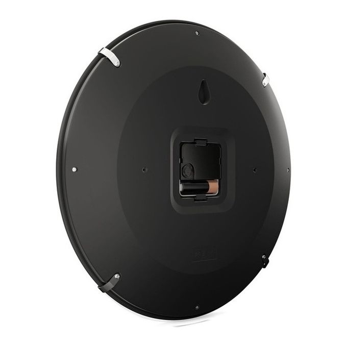 Mebus 16106 Quarz-Wanduhr Orologio al quarzo Rotondo Nero, Bianco