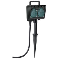 Brennenstuhl 1154430 presa energia Nero