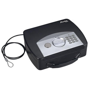 MASTER LOCK P008EML Cassetta di sicurezza portatile 2,17 L Acciaio Nero