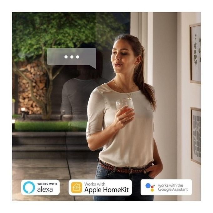 Philips Hue White and Color ambiance Resonate Lampada Smart a parete Up/Down Nero in Alluminio