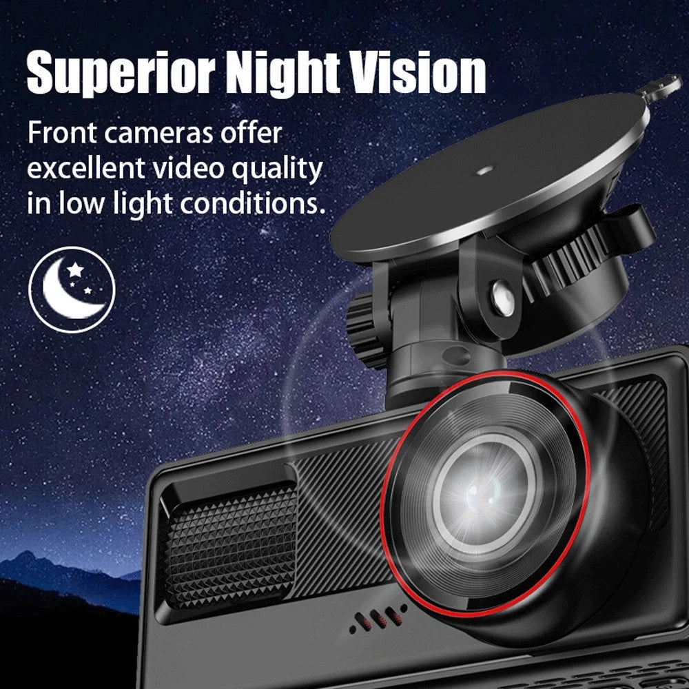Trade Shop - Dash Cam Wifi Hd 1080p Car Dvr Videoregistratore G-sensor Telecamera Anteriore Interna -