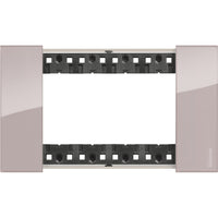 Placca Bticino Living Now 4 moduli colore Aura KA4804DM