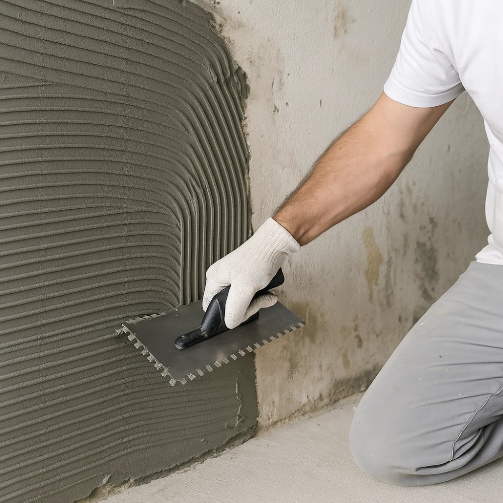 Ap 71 tech adesivo monocomponente bianco grigio pavimenti rivestimenti 25 kg *** colore- grigio, confezione 1