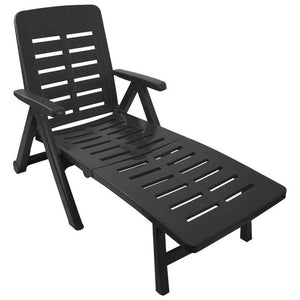Ipae-Progarden Smeraldo sedia a sdraio Nero Polipropilene (PP) Sdraiato/Seduto