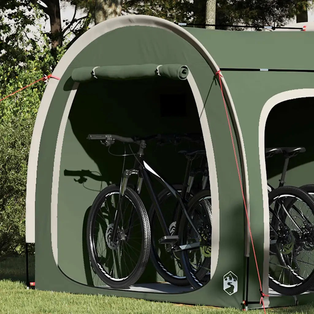 Tenda porta biciclette con tetto Verde 218 x 156 x 180 cm 42001005