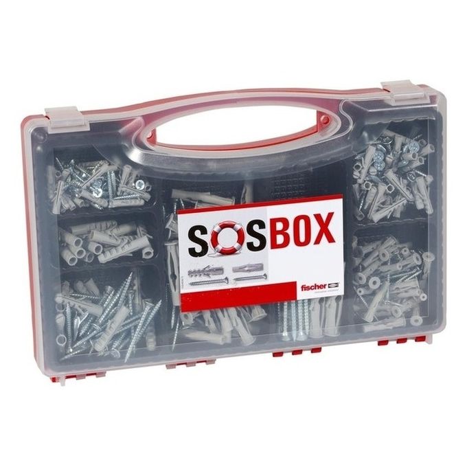Fischer 533629 ancoraggio a vite e tassello 180 pz Kit di viti e tasselli a muro