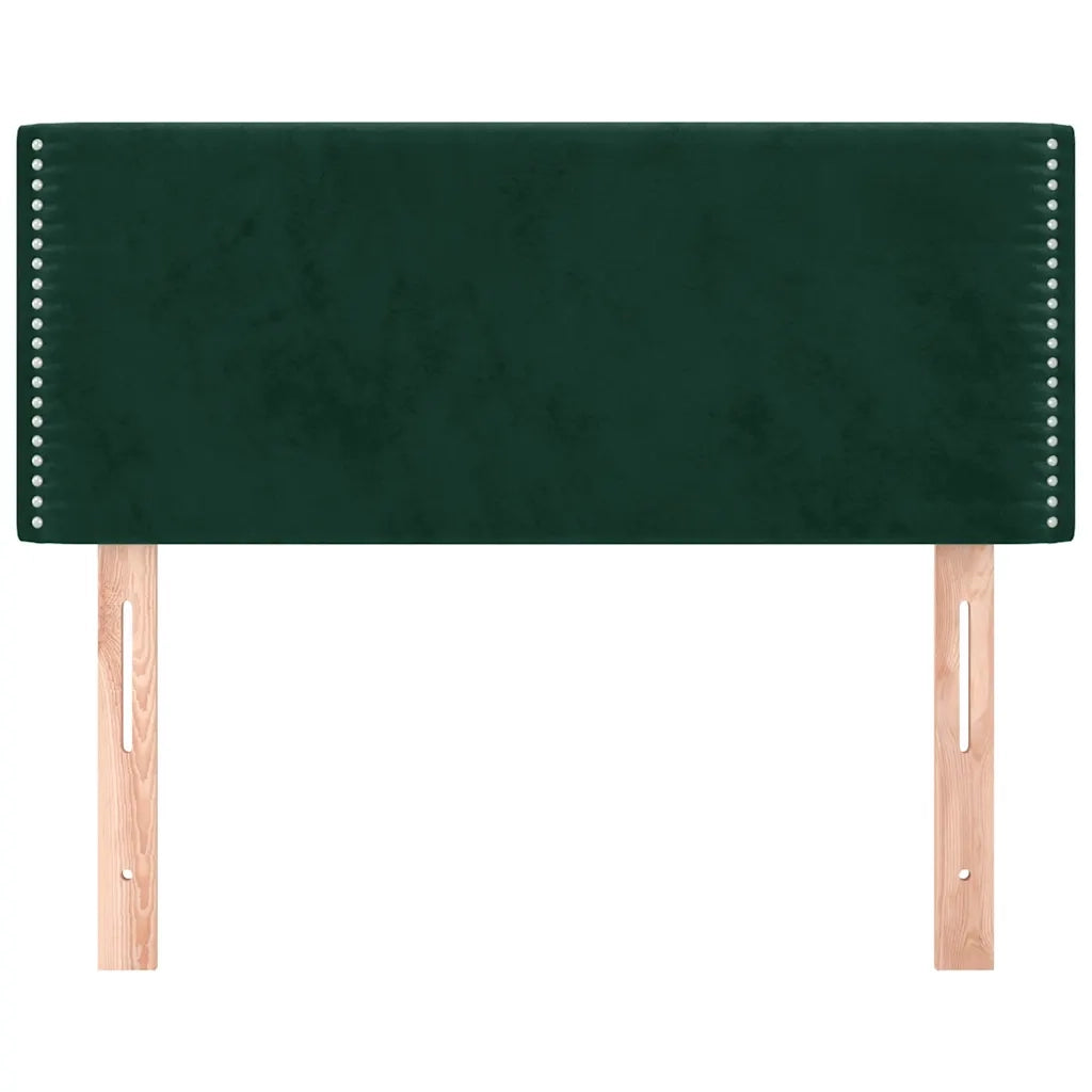 Testiera Verde Scuro 80x5x78/88 cm in Velluto
