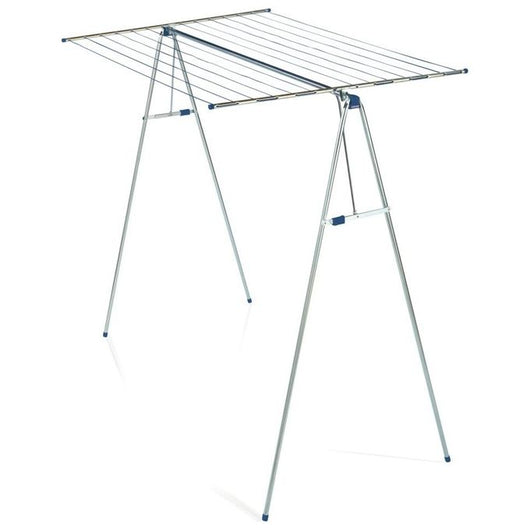 Leifheit 72706 stendino e filo asciugabiancheria Stendibiancheria da pavimento Acciaio inossidabile, Bianco