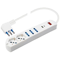 Poly Pool PP2535 prolunghe e multiple 1,5 m 5 presa(e) AC Interno Bianco