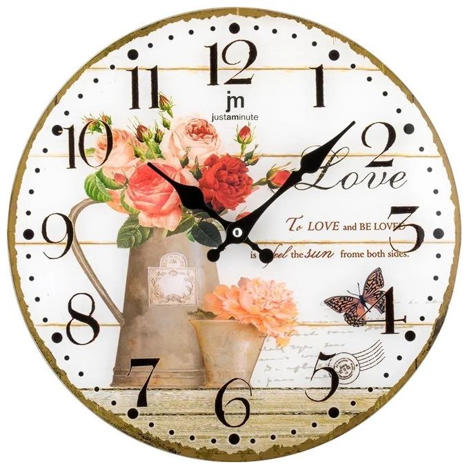 Lowell Justaminute 14891 orologio da parete e da tavolo Rotondo Multicolore