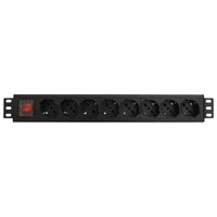 WP WPN-PDU-G01-08 unità di distribuzione dell'energia (PDU) 8 presa(e) AC 1.5U Nero