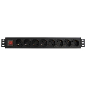 WP WPN-PDU-G01-08 unità di distribuzione dell'energia (PDU) 8 presa(e) AC 1.5U Nero
