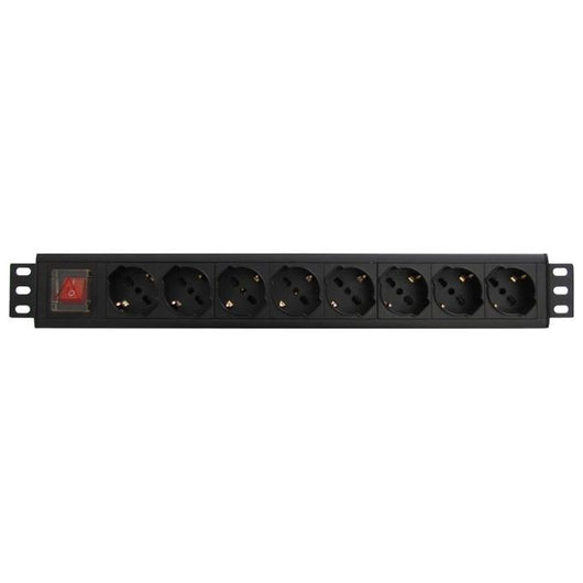 WP WPN-PDU-G01-08 unità di distribuzione dell'energia (PDU) 8 presa(e) AC 1.5U Nero