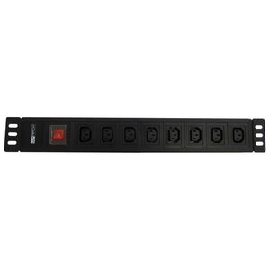 WP WPN-PDU-I05-08 unità di distribuzione dell'energia (PDU) 8 presa(e) AC 1.5U Nero