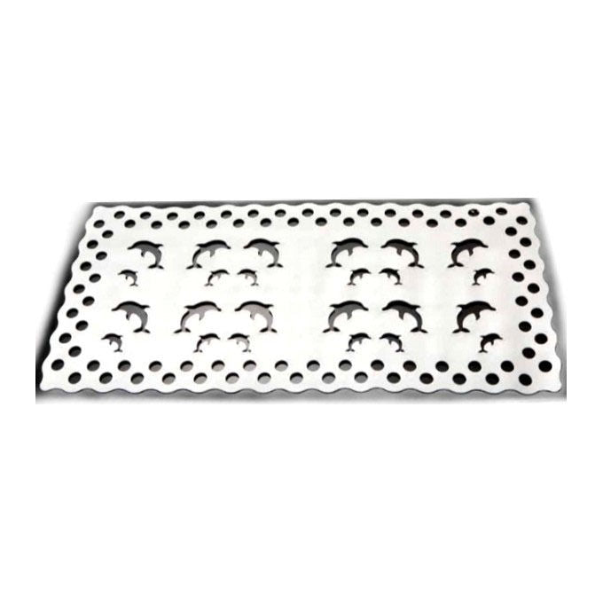 Xtra 10518 Tappeto Vasca Delfino Bianco 72x36cm