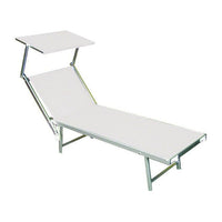 Vette 07162 Lettino Alluminio Sea Bianco