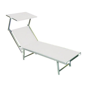 Vette 07162 Lettino Alluminio Sea Bianco