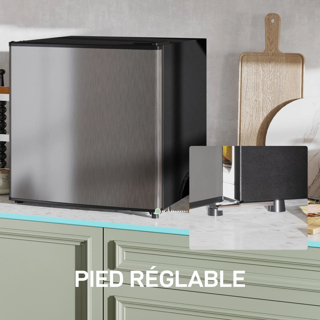 Frigorifero Congelatore 46 L ¨C zephmum ¨C Argento 48x44x49 cm