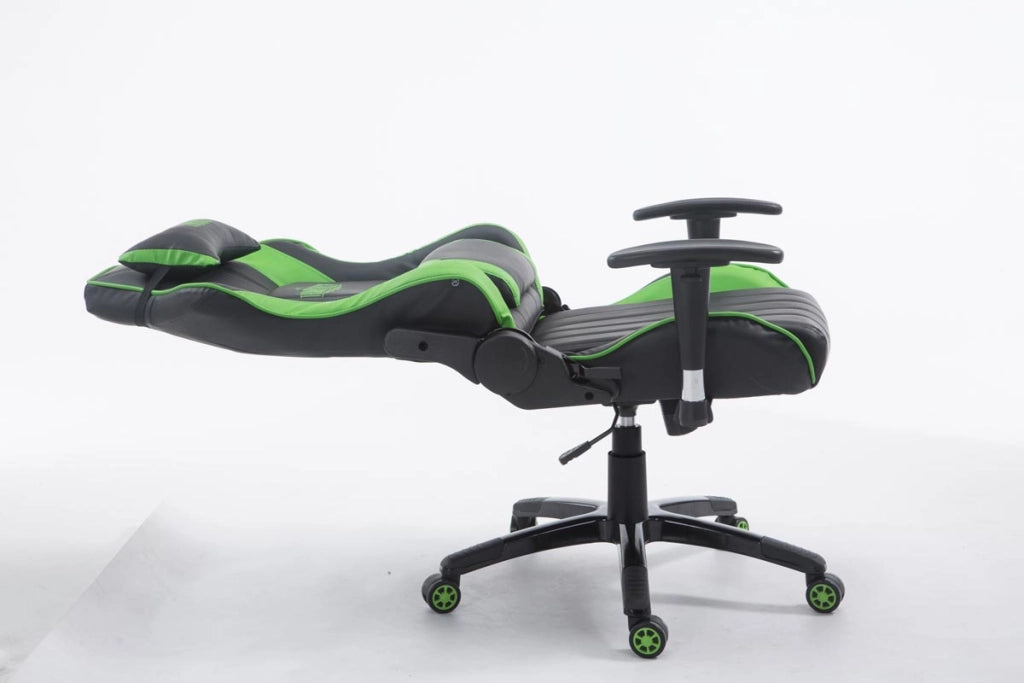 Sedia Ufficio Racing Shift X2 In Similpelle senza poggiapiedi,Nero/verde