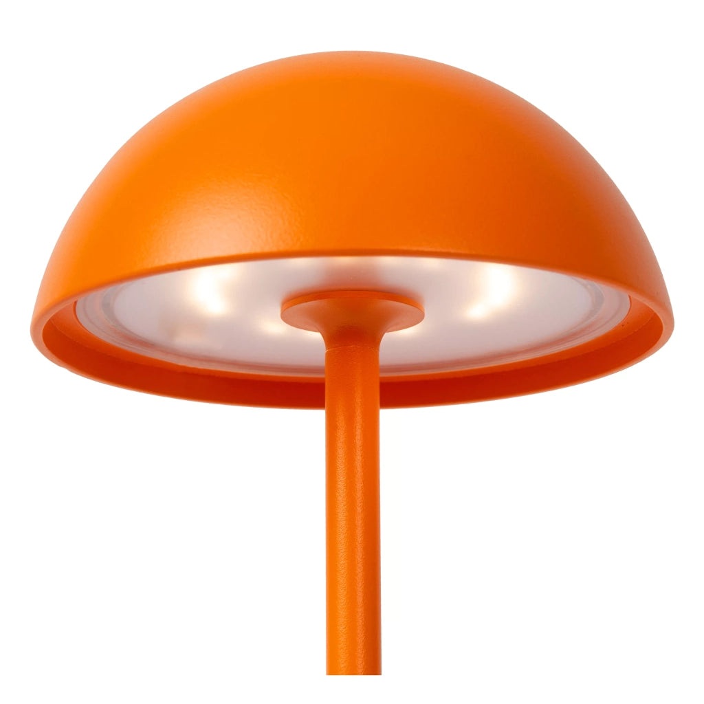 Lampada da tavolo outdoor arancione LED 1,5W JOY Lucide