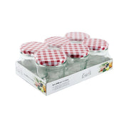Weck Set 6 Vasetti Decorati Einkoch 340ml