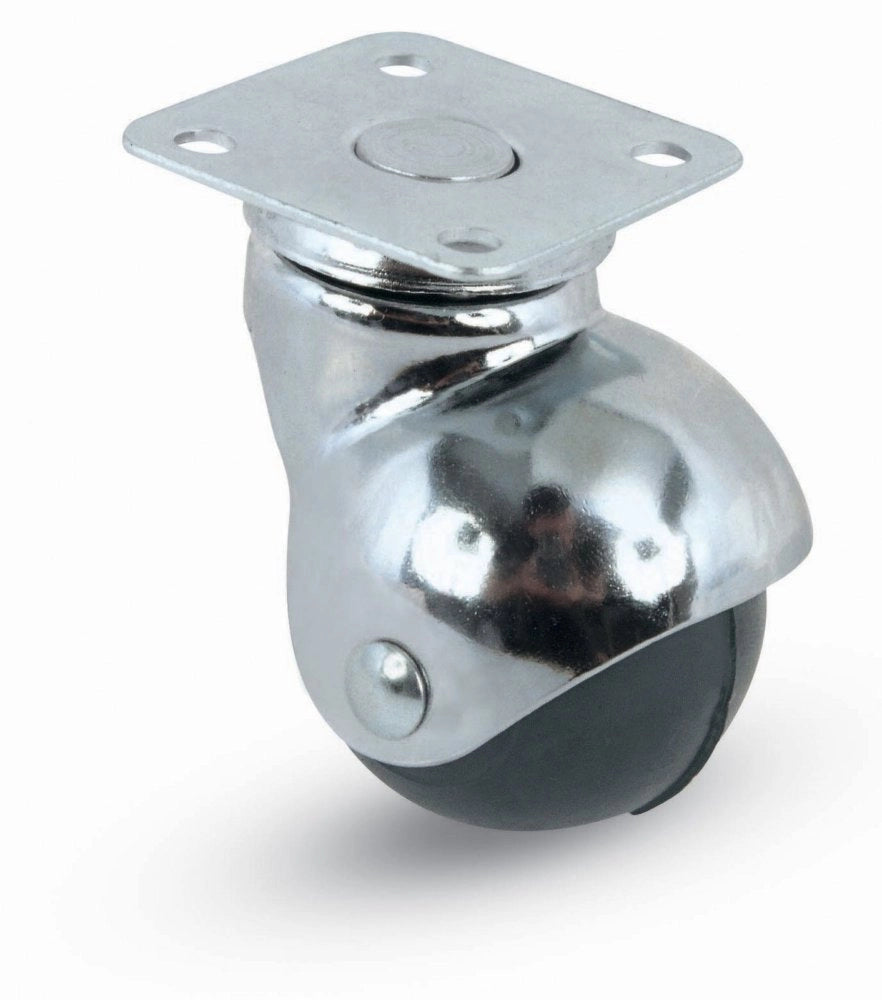 12pz ruota mobilie diametro 40 con piastra cod:ferx.4669