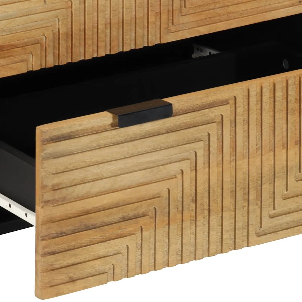 Credenza Marrone 60x33x75 cm in Legno Massello di Mango 4017723