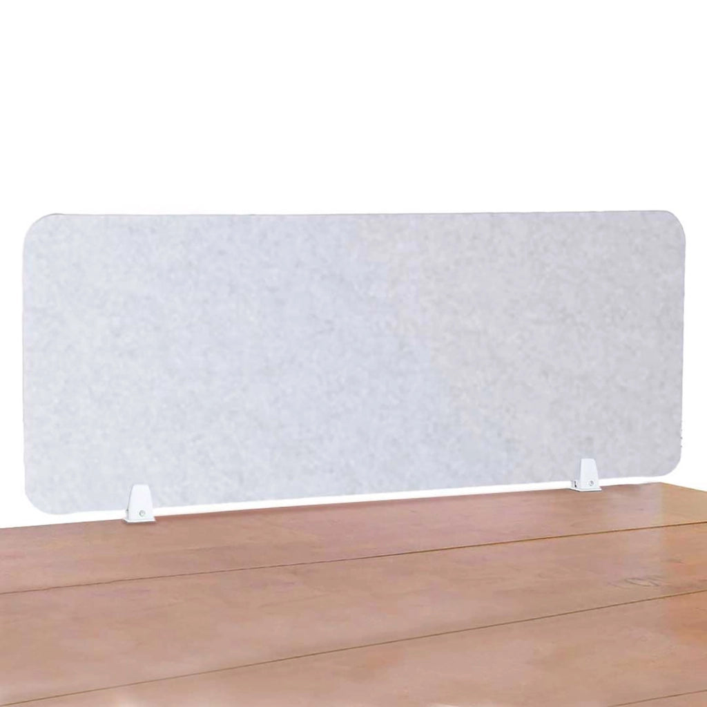 Pannello Fonoassorbente da Banco 100x45 cm Coppia di Morsetti Regolabili da Banco Finitura Grigio
