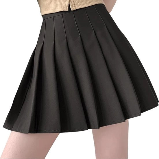 Mini Rok Casual - Rok Uitlopendo - Rok Rekbare - Rok Vloeiendo - Materiale Zalto - Ideale per una Serata Fuori - Rok Skater