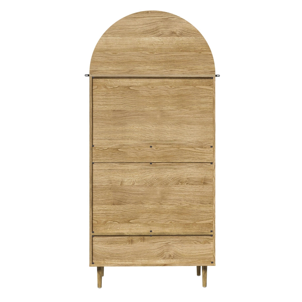 Armadio con 2 ante in tessuto; 2 cassetti; asta appendiabiti e struttura in MDF; per camera; 79 × 50 × 175 cm